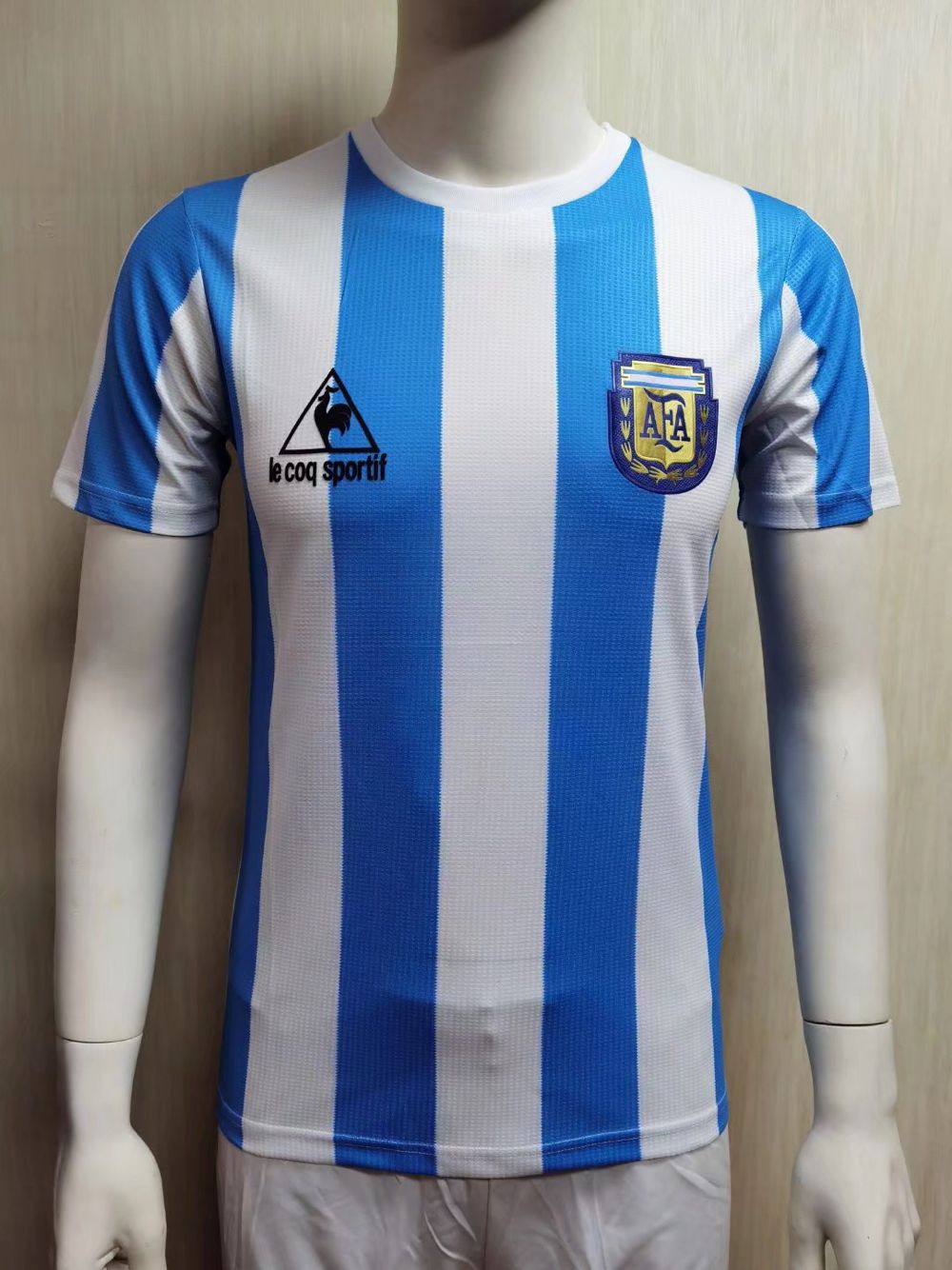 AAA Quality Argentina 1986 World Cup Home Soccer Jersey(Player)